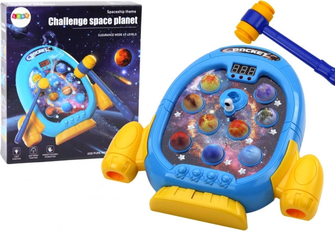 Gioco spaziale Wac A Mole con razzo e sei modalità