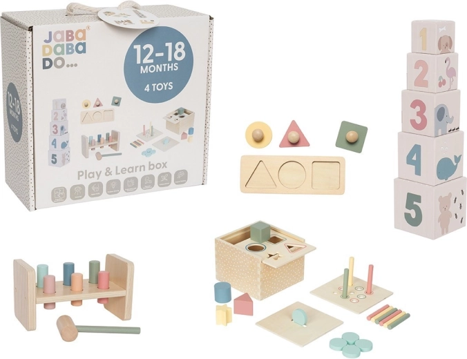Jabadabado set gioco e apprendimento 12–18 mesi