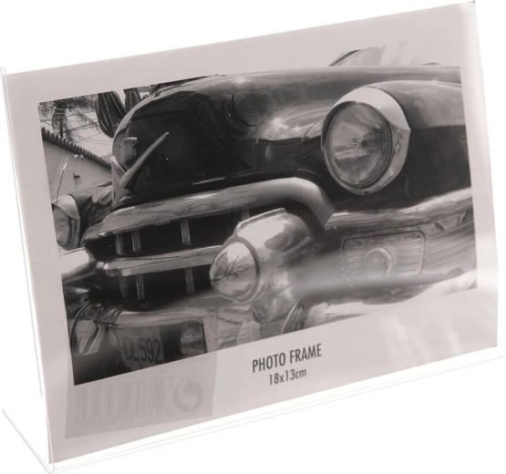 Cornice portafoto trasparente 18 × 13 cm