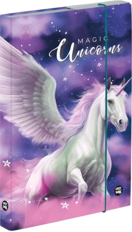 Scatola per quaderni A5 con motivo pegaso