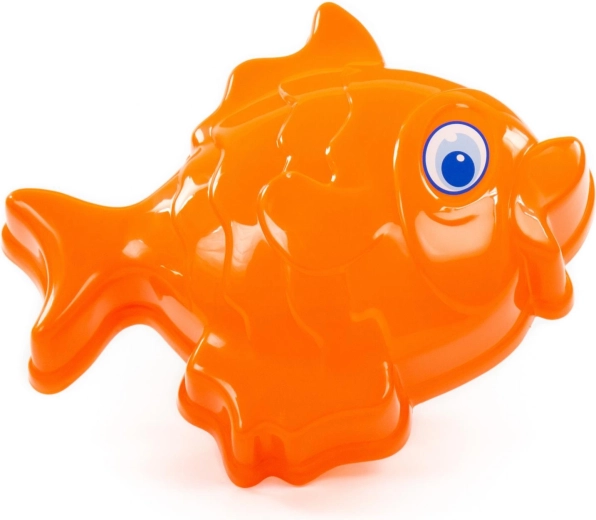 Impronte di pesce perfette nella sabbia