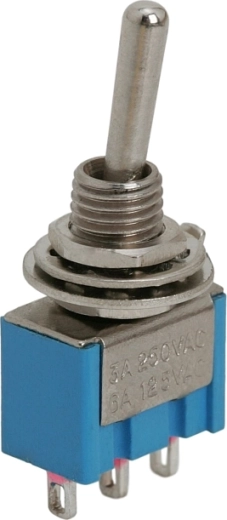 Interruttore a levetta ON-OFF-ON 3 A