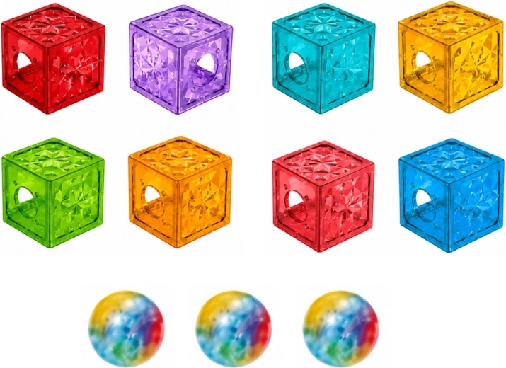 Collegamento magnetico per costruzioni facili e solide
