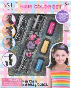 Gessetti per capelli con applicatore – 3 colori, lavabili