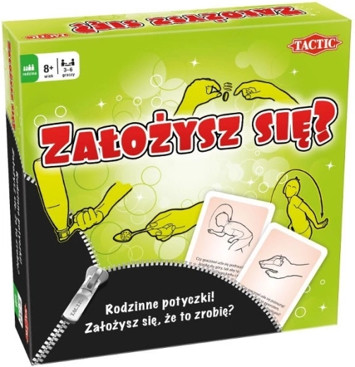 Gioco da tavolo familiare Założysz się? – scommesse, sfide e conoscenze