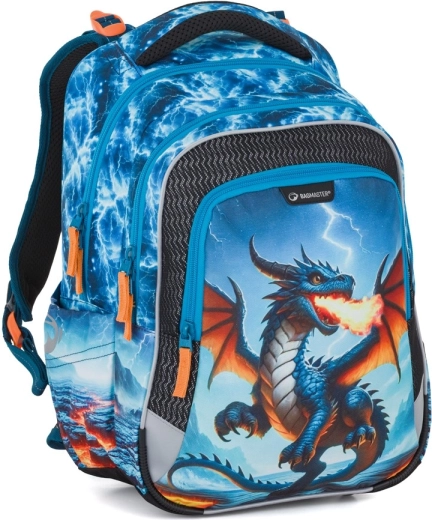 Bagmaster lumi 26 d zaino scolastico drago