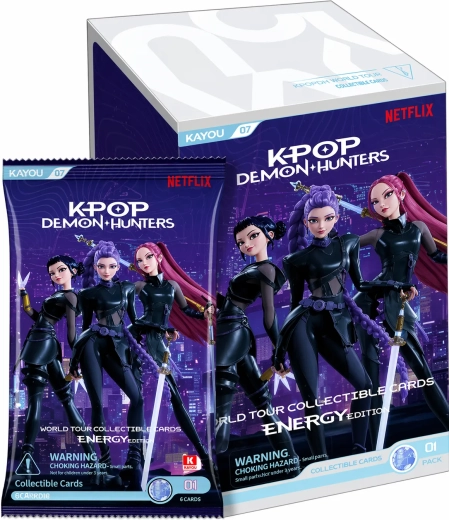 K-pop Demon Hunters – Energy Edition – booster box da collezione di carte (12 bustine)