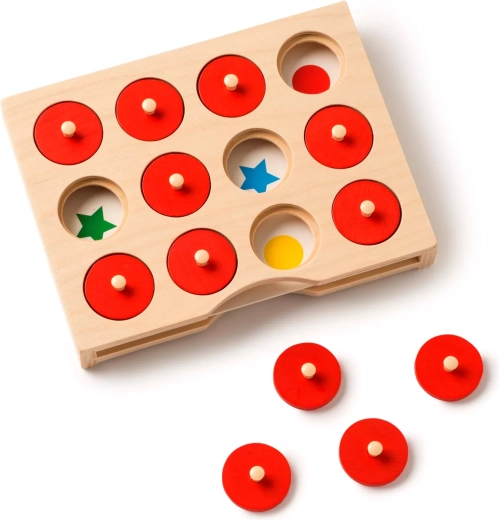 Carte con esercizi e pratico box contenitore