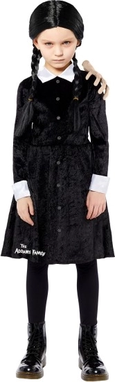 Costume per bambini Wednesday Addams 8-10 anni