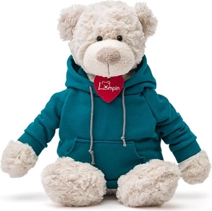 Orsetto di peluche Spencer Woodyland con felpa blu 36 cm