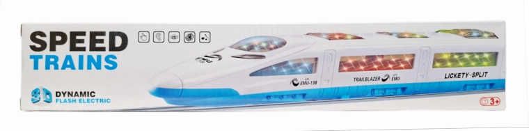 Locomotiva a batterie con luce LED