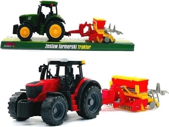 Trattore con macchina agricola
