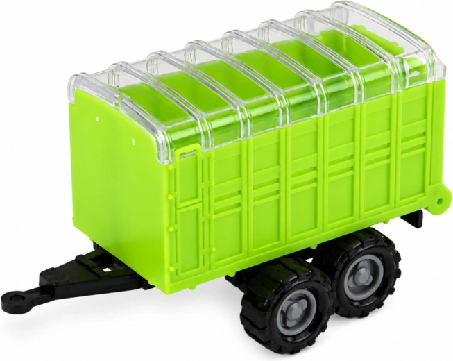 Rimorchio capiente per il trasporto di mangime e massa verde