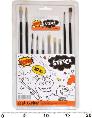 Set di pennelli per pittura - 10 pezzi