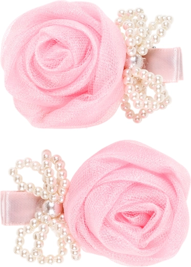 Souza! mollette per capelli rosa Lulu - 2 pezzi