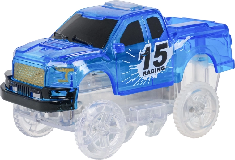 Auto LED pronta alla gara