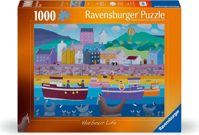 Puzzle Ravensburger "Vita nel porto" 1000 pezzi