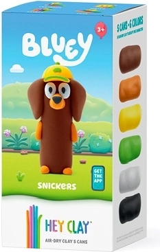 Hey Clay Bluey Snickers – set con 5 vasetti