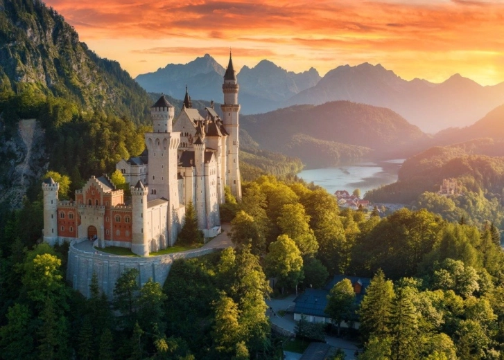 Bluebird puzzle Castello di Neuschwanstein 500 pezzi