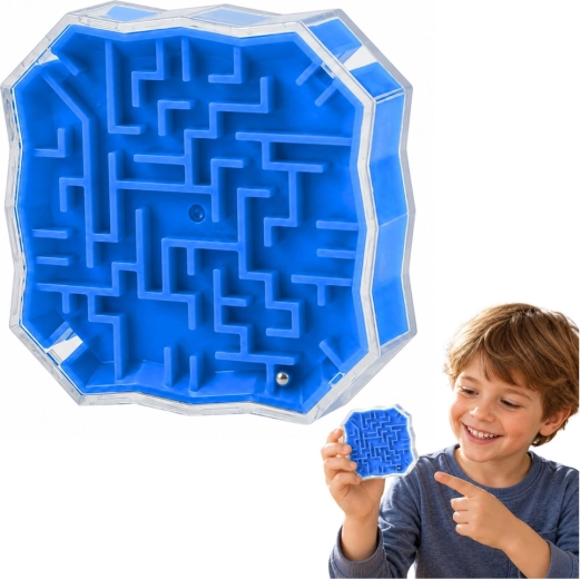 Gioco logico Labirinto con sfera blu