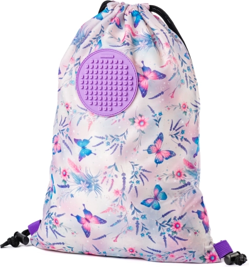 Pixie Crew sacca zaino con motivo di farfalle