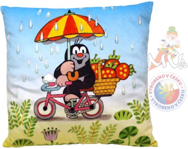 Moravská ústředna cuscino Krtek e l’estate 30 × 30 cm - 1 pezzo