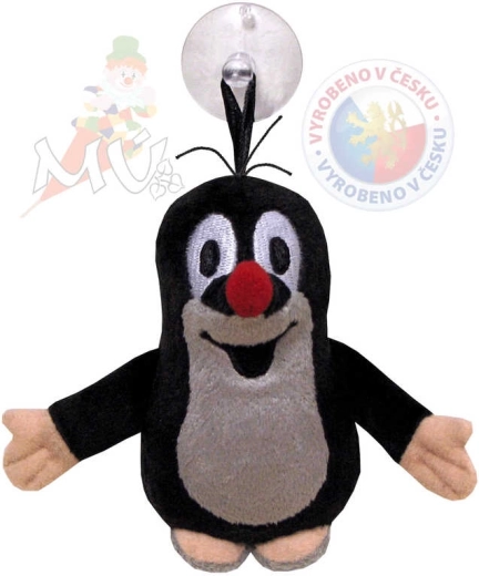 Moravská ústředna Krteček peluche con ventosa - 1 pezzo