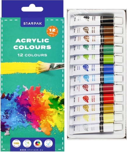 Set di colori acrilici 12×12 ml