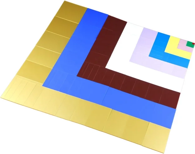 Pezzi colorati per un apprendimento visivo