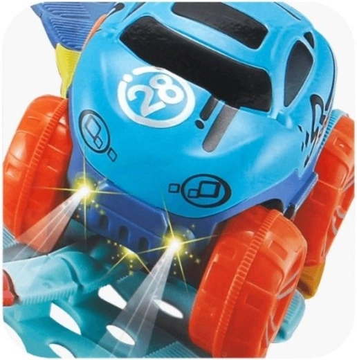 Auto luminosa con telaio speciale