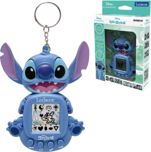 Animaletto virtuale interattivo DISNEY STITCH portachiavi Lexibook