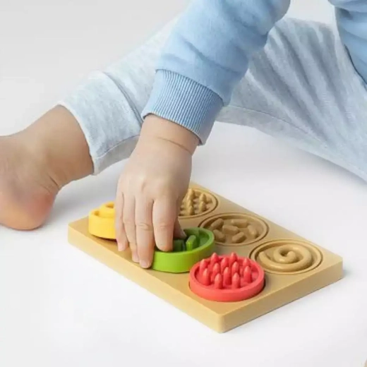 Puzzle sensoriali ad anelli per bebè 6m+ Mom's Care