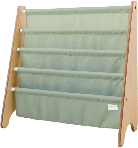 Porta libri 3 Sprouts in materiale riciclato verde