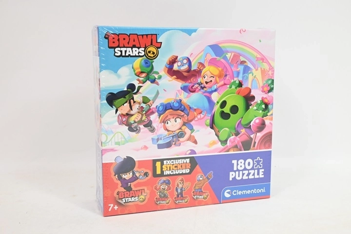 Puzzle Clementoni Brawl Stars da 180 pezzi in scatola quadrata