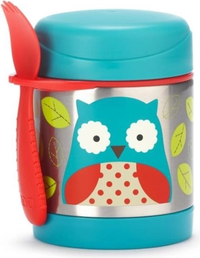 Skip Hop Zoo termos per cibo con spork gufetto 325 ml