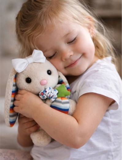 Peluche soffice e lavorazione delicata