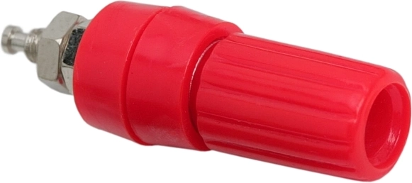 Presa da pannello per banane da 4 mm, rossa