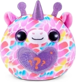 Peluche con cuoricino scintillante e corno da unicorno