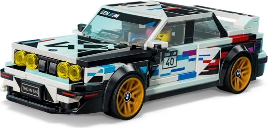 Ruote mobili e minifigure del pilota per il gioco di gara