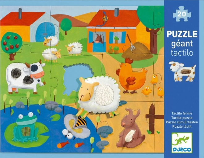 Djeco puzzle tattili fattoria