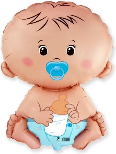 Palloncino in foil bimbo neonato (maschio)