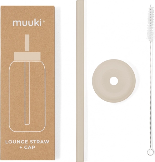 Muuki Lounge cannuccia e coperchio Summer Sand