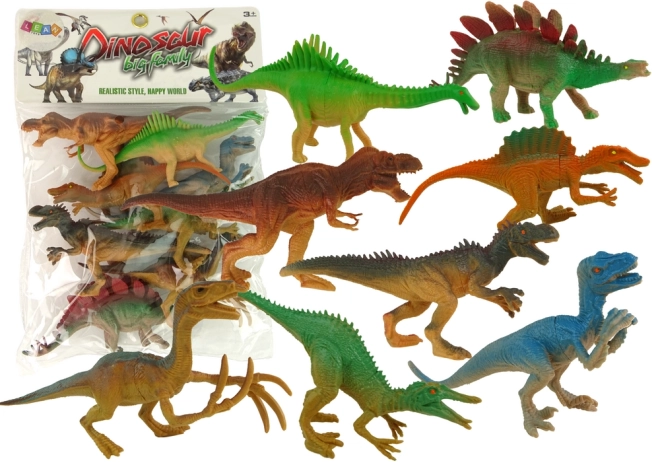 Set di figurine Dinosaur Park 8 pezzi