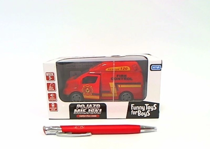 ToysForB camion dei pompieri con effetti di luce e suono
