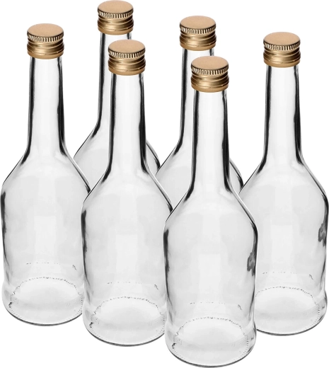 Bottiglia in vetro Napoleon 500 ml con tappo (6 pz)