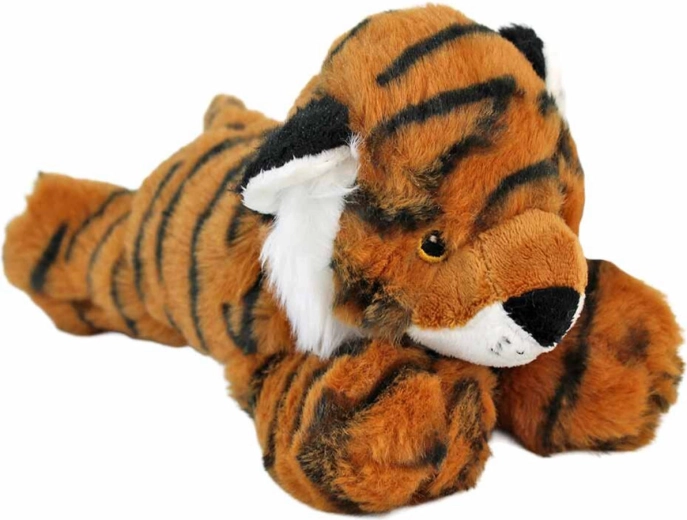 Tigre di peluche sdraiato Eco-line 28 cm