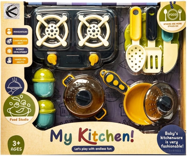 Set da cucina per bambini – 10 pezzi - 1 pezzo