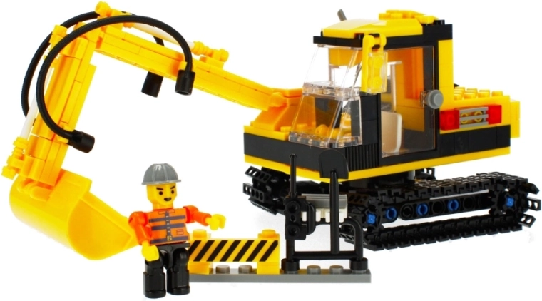 Minifigure e accessori da cantiere