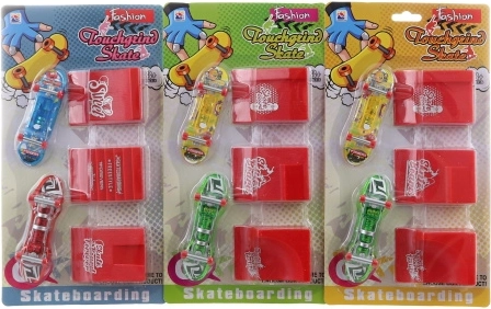 Set di fingerboard con rampe
