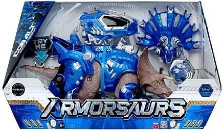 MGA Armorsaurs Armor-Up dinosauro Cobalt